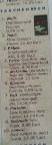 Bestseller April  2015 WHVa